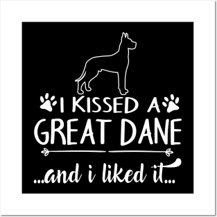 I Kissed A Great Dane Posters and Art